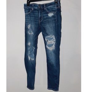 American Eagle ripped skinny jegging